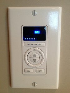 Electronic volume control for whole house sound